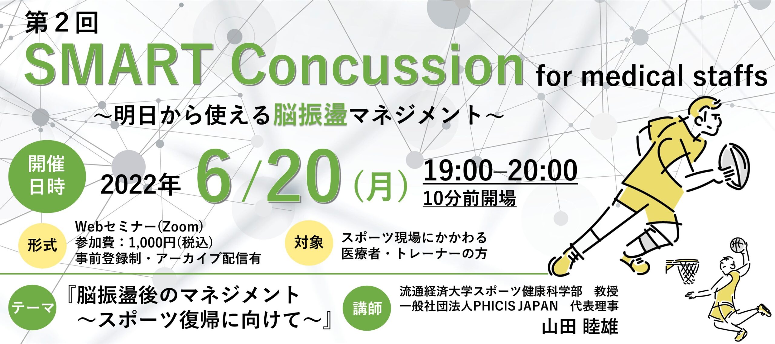 SMART CONCUSSION FOR MEDICAL STAFFS ~明日から使える脳振盪